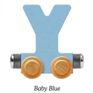 NWT NameTrains Pastel Letter Y (Blue)
